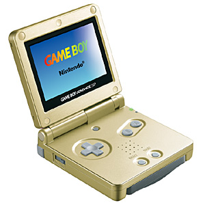 The Gold Game Boy Advance SP