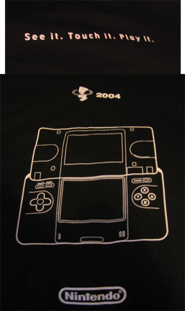 Nintendo's E3 2004 DS T-Shirt