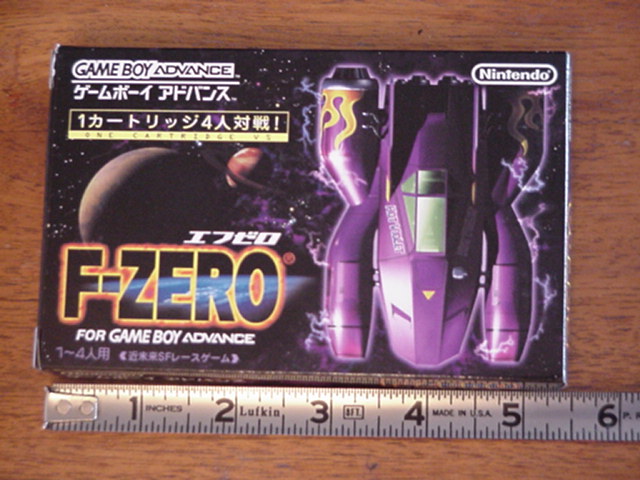 F-Zero Box and Ruler